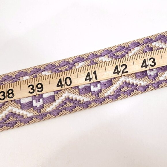 Guitar/purse strap - Purple, beige, and white - brand new! - Picture 5 of 5